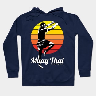 Muay Thai Boran Kickboxing Born to Fight Hoodie